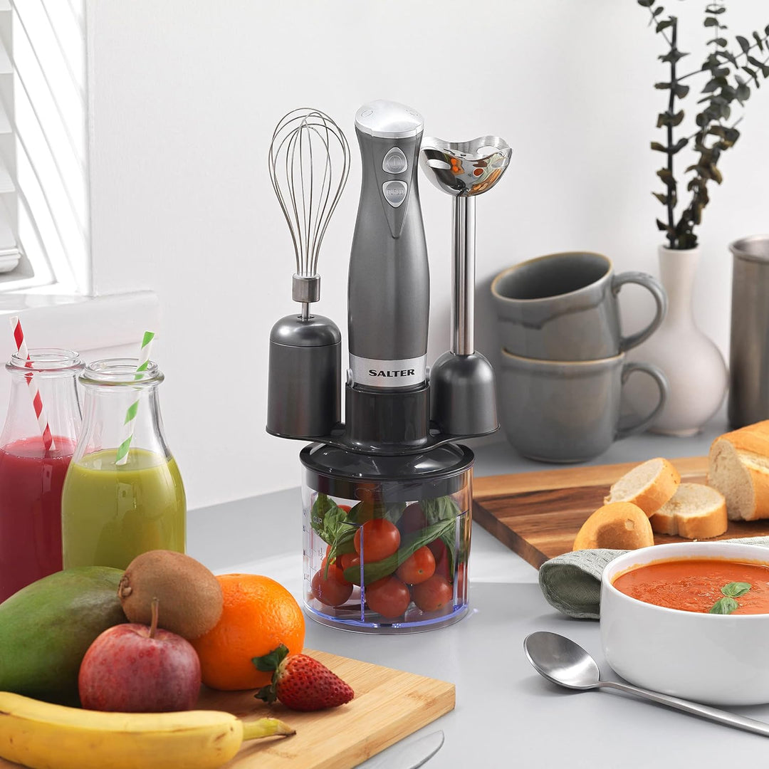 Salter EK2827COSVDEEU10 Cosmos 3-in-1 Stabmixer, quirlen, verrühren, zerkleinern, Küchenmaschine, 50