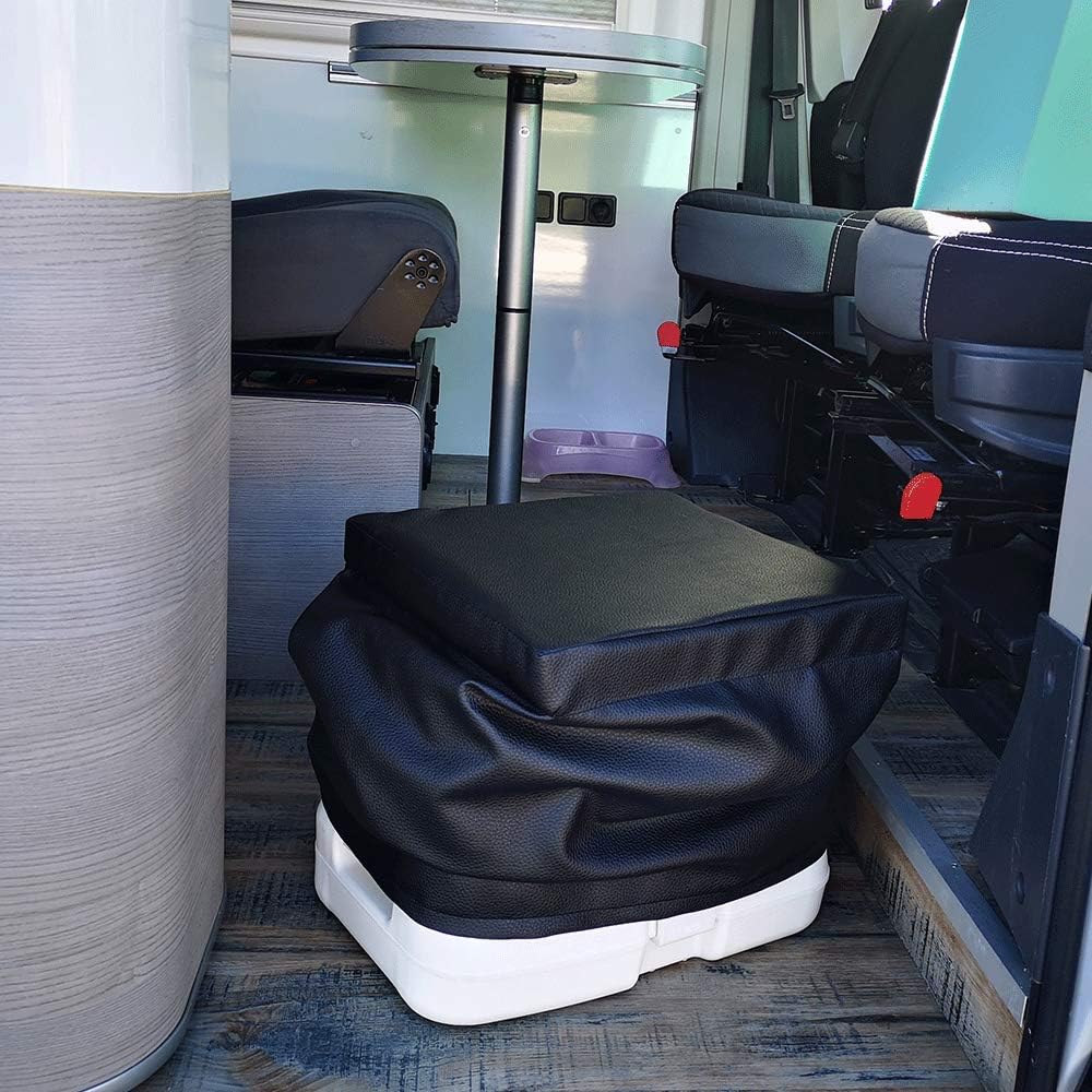 KFoam.es Schwarz Y Abdeckung Kunstleder Thetford Porta Potti 165 und 365, Fiamma BI Pot 39 und Domet