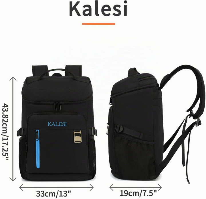 Kalesi Kühlrucksack 36 Dosen Leichter Isolierter Rucksack Kühler Auslaufsicher Reise Camping Mittage