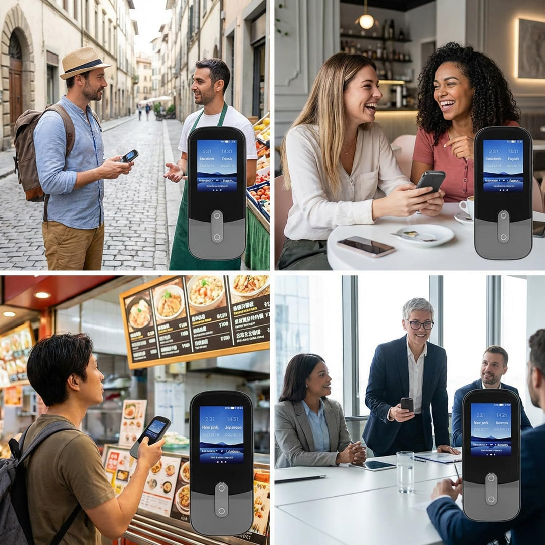 Sprachübersetzergerät, 2,4-Zoll-TFT-Bildschirm, 119 Sprachen Unterstützen Offline-Fotoübersetzung, T