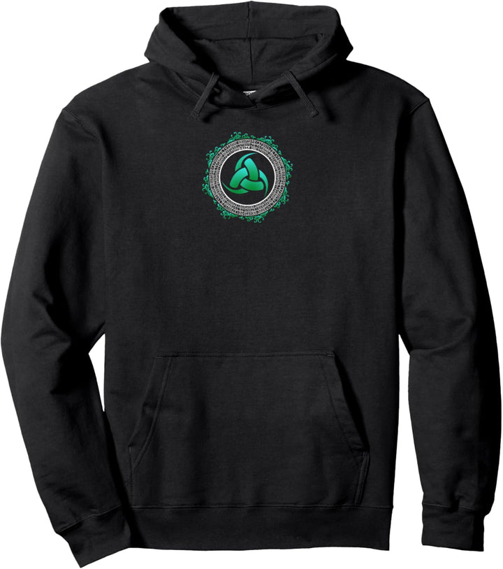 Wikinger-Symbol Triskele Odin Hörner Nordisches Zeichen Runensymbol Pullover Hoodie