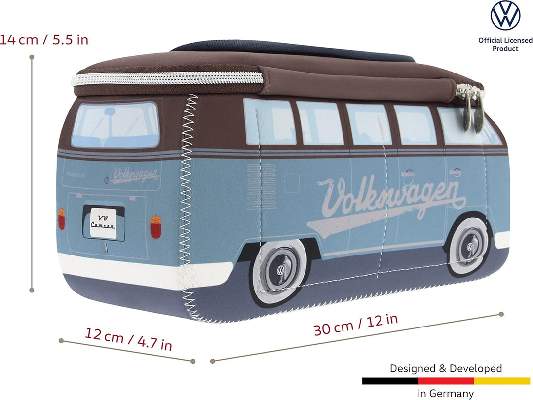 BRISA VW Collection - T1 Bulli Bus Kulturbeutel Kosmetiktasche | Volkswagen Universaltasche Waschbeu