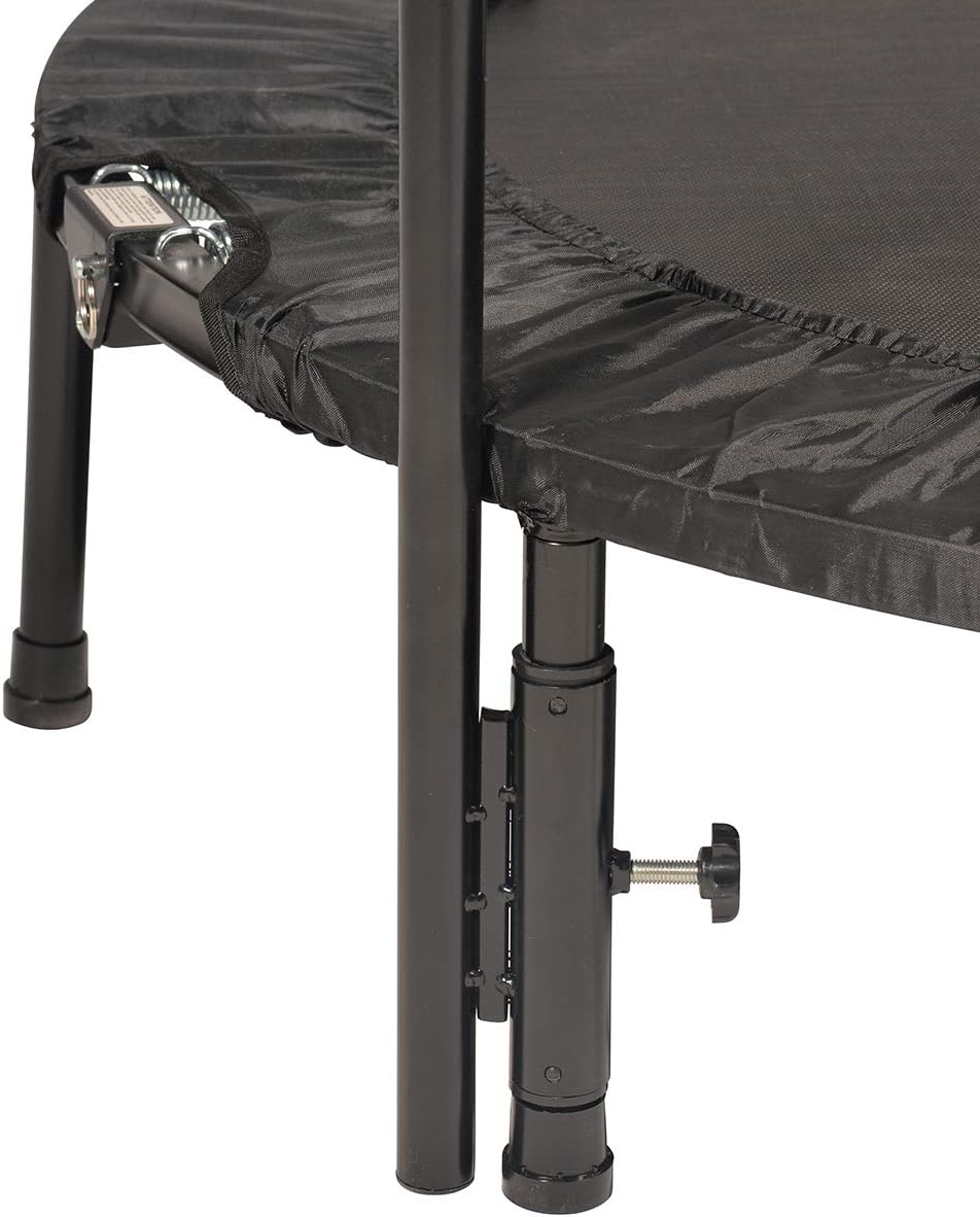 JUMP4FUN Trampolin Fitness Schwarz Grösse 122 cm