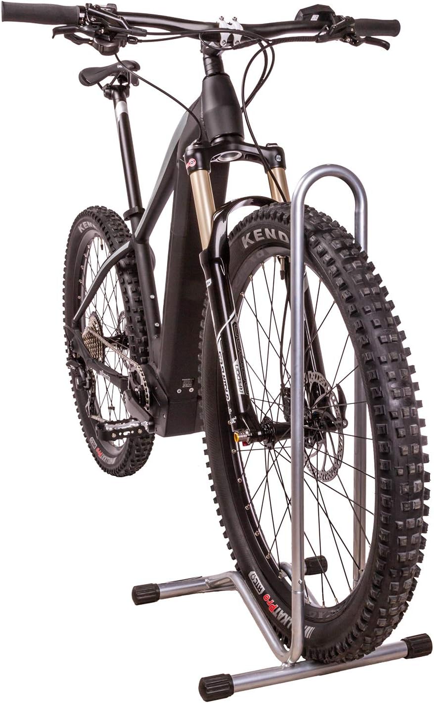Willworx Unisex – Erwachsene Superstand Extreme Fahrradhalter, Silber, 41x39x78,5 cm