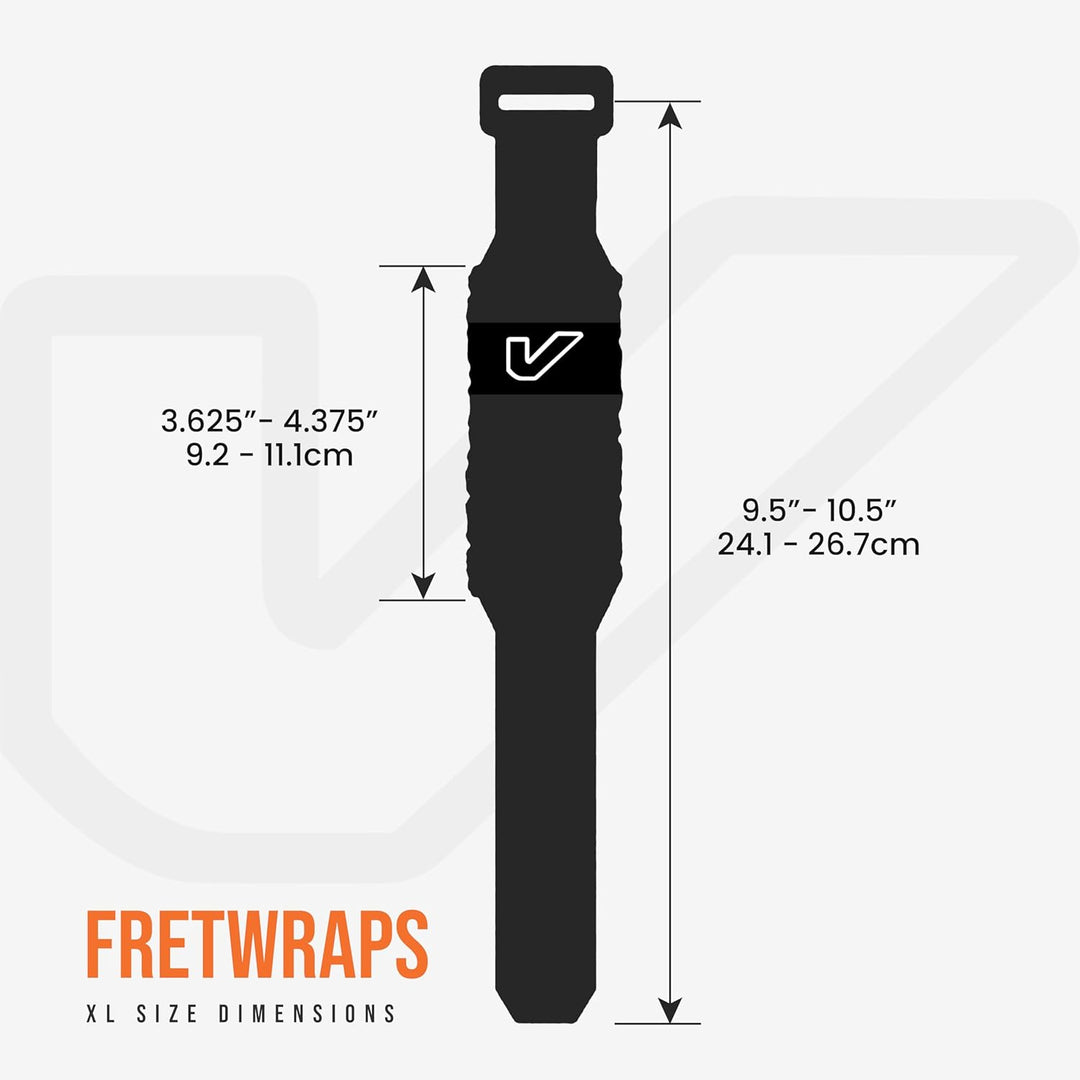GruvGear HD-FretWrap (3er Pack) Small fire rot, fire rot