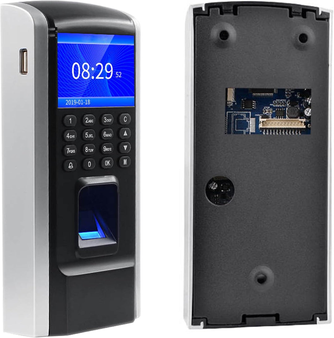 HDWR CTR12 Einstempeln in Der Maschine, Zeiterfassung, Stechuhr mit Fingerabdruck, Passwort und 125k
