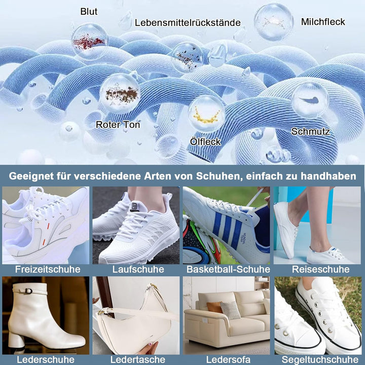 Sneaker Cleaner Set 8 in 1, Sneaker Reinigungsset für Sneaker und Schuhe, Premium Sneaker Reiniger S