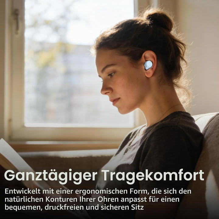 TOZO NC9 In Ear Kopfhörer Kabellos Bluetooth 5.3 mit Hybrid Active Noise Cancelling, 6 Mikrofone für