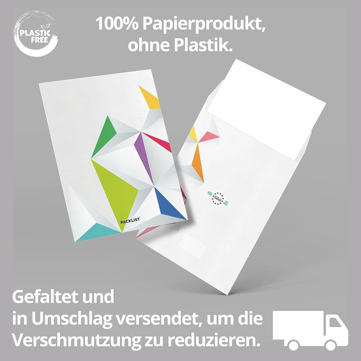 PACKLIST® ABC Poster Für Kinder XXL DIN A1 84x60 cm. Original Alphabet Perfekt Zum Schreiben Lernen