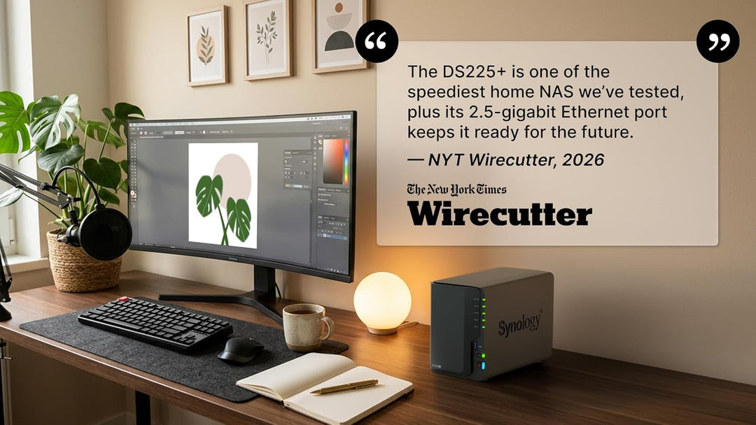 Synology 2-Bay DiskStation DS225+ (Diskless)