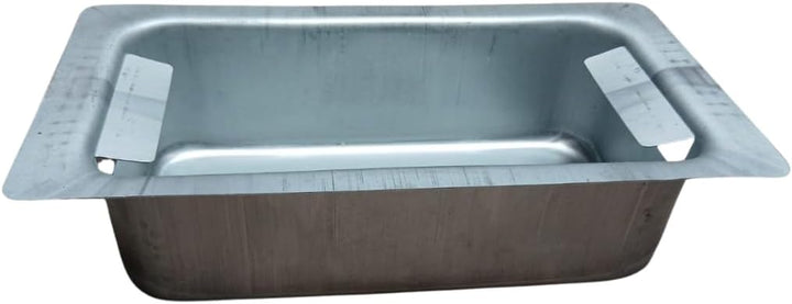 Ascheschublade aus verzinktem Stahl, 30 x 16 cm, Aschenbecher