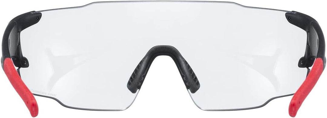 Uvex Unisex – Erwachsene Sportstyle 804 V Sportbrille black mat red/smoke Einheitsgrösse Single, bla