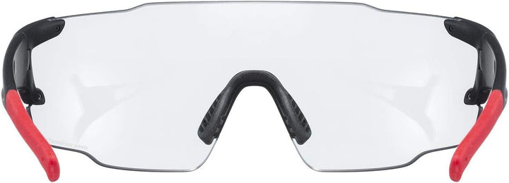 Uvex Unisex – Erwachsene Sportstyle 804 V Sportbrille black mat red/smoke Einheitsgrösse Single, bla