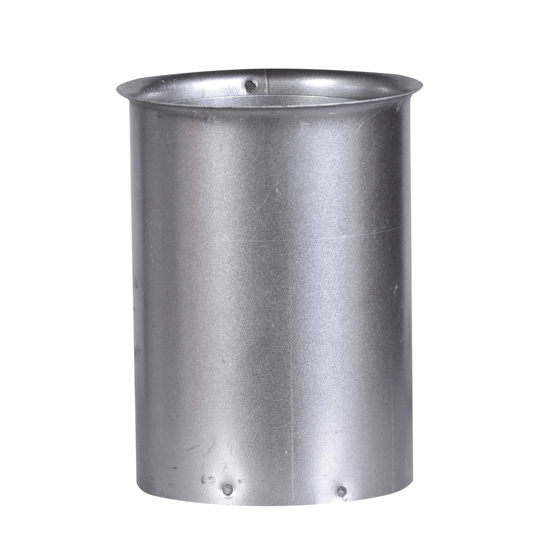 FIREFIX R80/WD Wandfutter für Pelletofenrohr aus 1,2 mm starken Stahl in 80 mm Durchmesser, doppelt