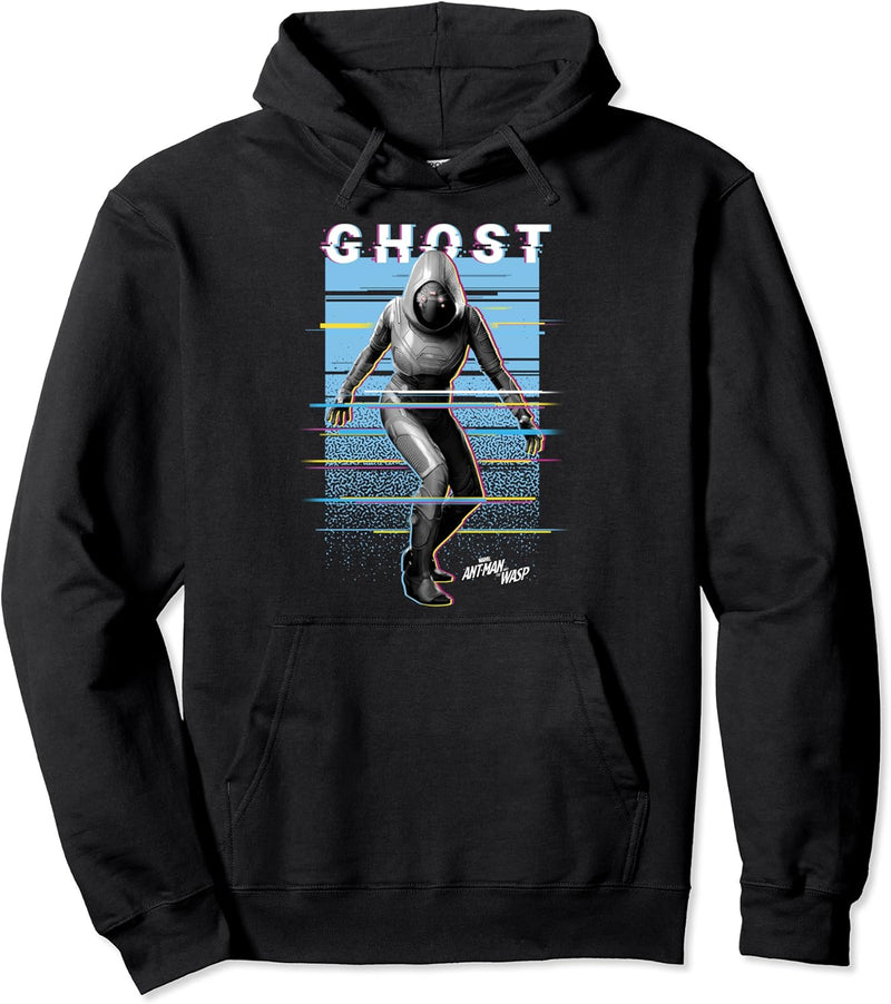 Marvel Ant-Man And The Wasp Ghost Glitched Portrait Pullover Hoodie
