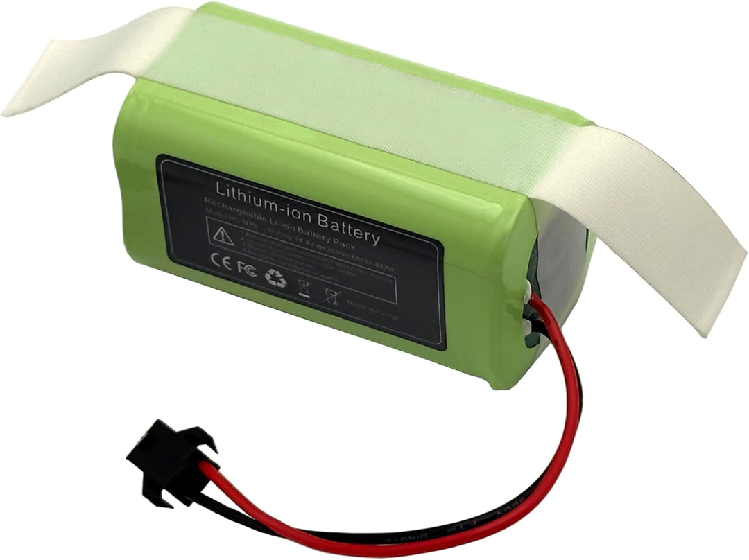 14.4V 2600mAh Ersatz Akku für Ecovacs Deebot N79S N79 DN622 Li-Ion Akku für Tesvor 500, für Eufy Rob