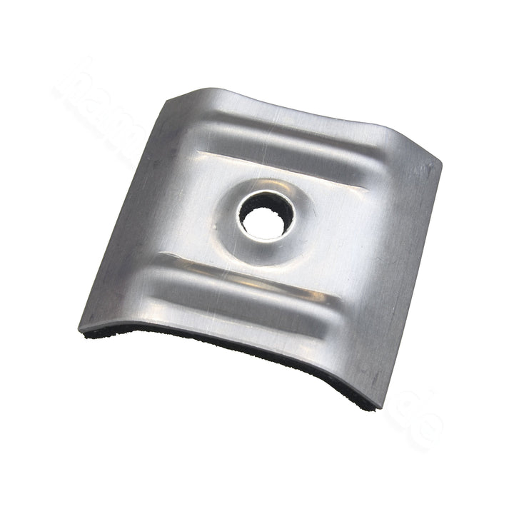 Kalotten Trapez für Wellplatten 70/18 und 76/18 100er Pack Kalotte Alu blank mit Moosgummi Trapez 76