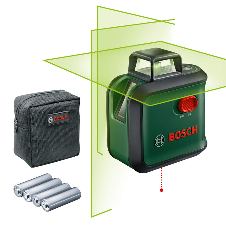 Bosch Home and Garden Bosch Kreuzlinienlaser AdvancedLevel 360 (3 Laserlinien inkl. 360° zum Ausrich