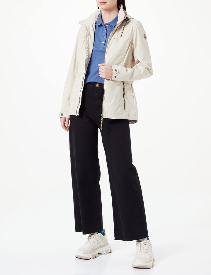 G.I.G.A. DX Damen Jamil Wmn Jckt A Funktionsjacke/Outdoorjacke mit abzippbarer Kapuze 46 ecru, 46 ec