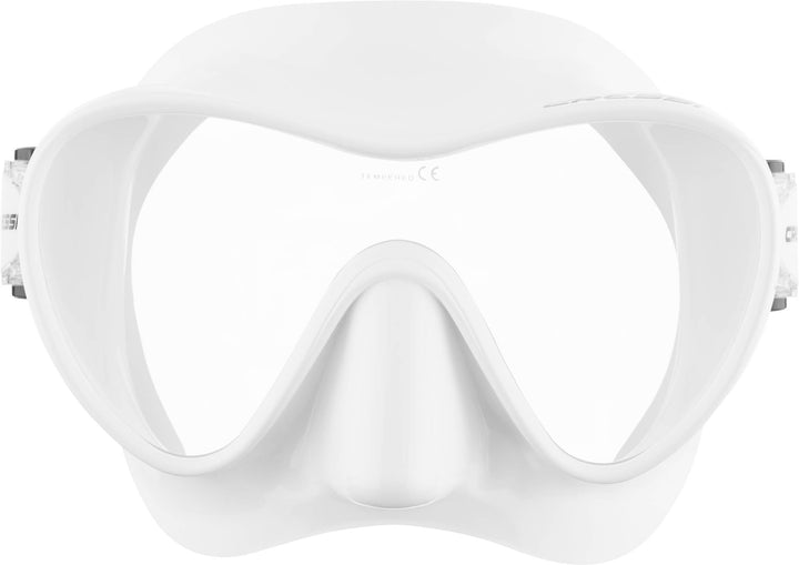 Cressi F1 - Rahmenlose Maske oder Rahmenlose Maske + Schnorchel Dry Combo Set zum Tauchen und Schnor