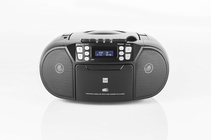 Dual,75961,DAB-P AA8210 Kassettenradiomit Schwarz, Schwarz