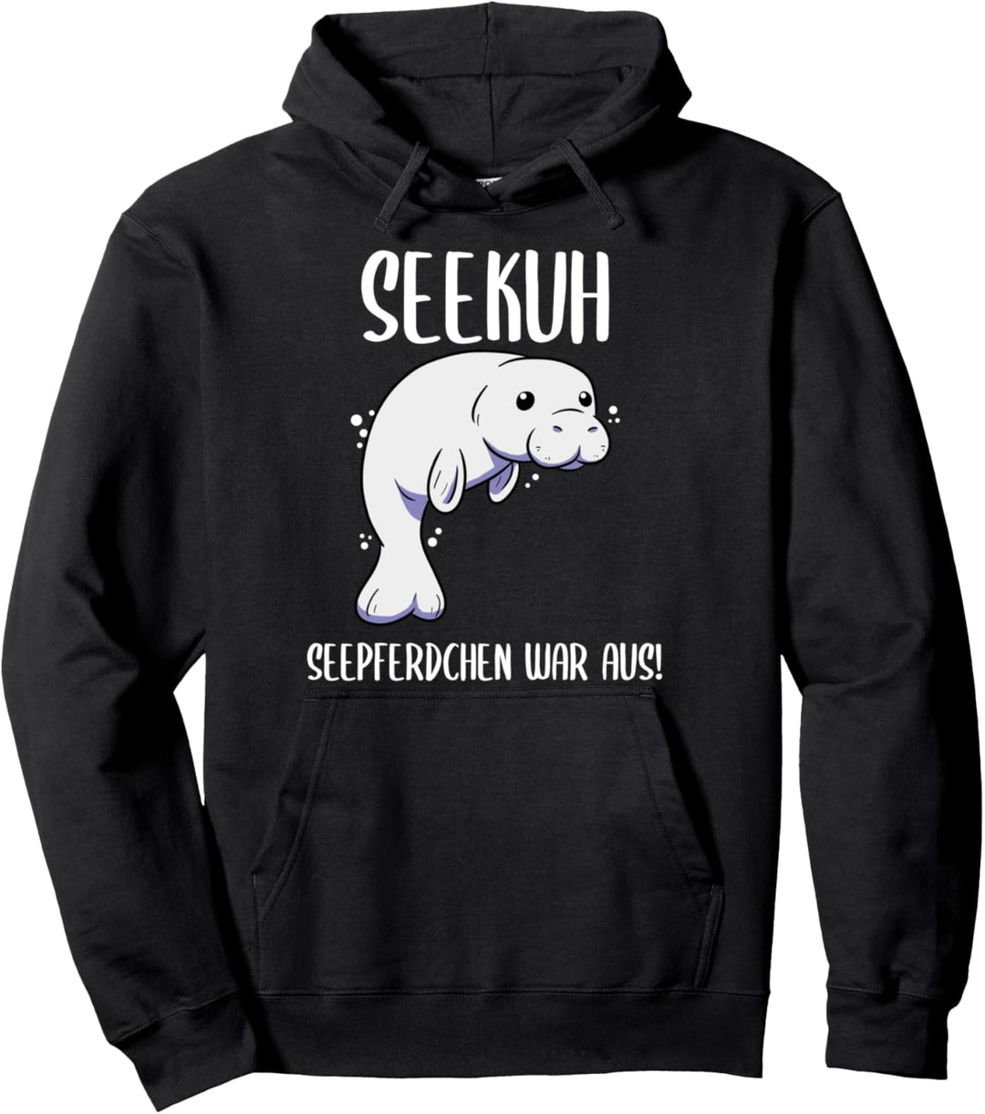 Seekuh Seepferdchen War Aus Schwimmer Pullover Hoodie