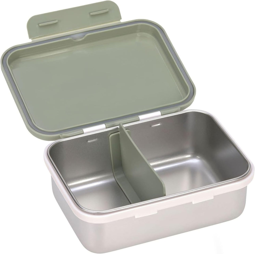 LÄSSIG Kinder Brotdose Edelstahl Lunchbox Frühstücksbox Nachhaltig Kindergarten Schule/Happy prints