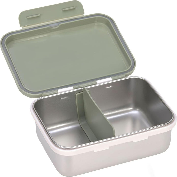 LÄSSIG Kinder Brotdose Edelstahl Lunchbox Frühstücksbox Nachhaltig Kindergarten Schule/Happy prints