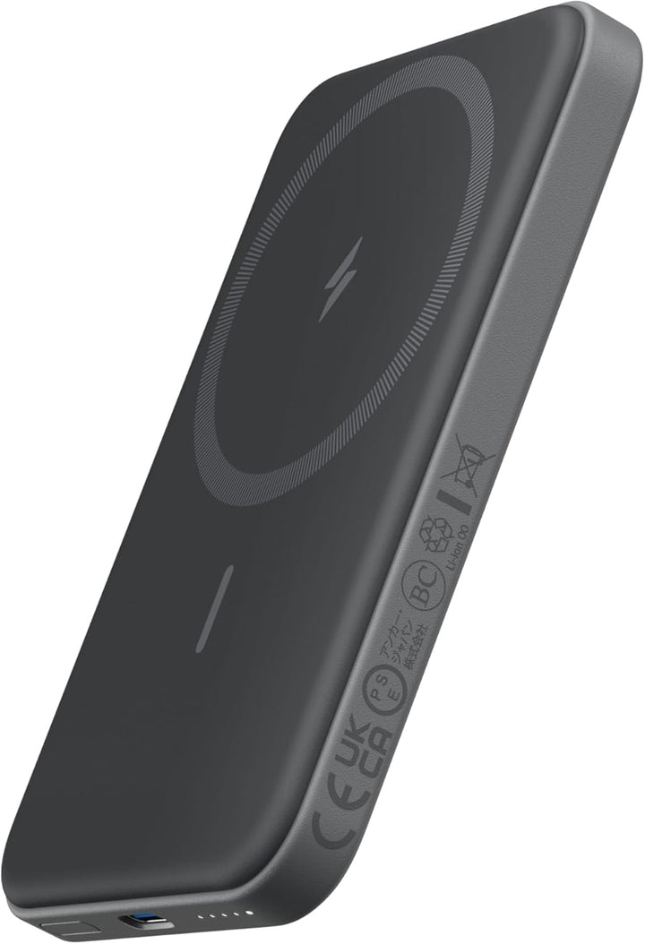 Anker 621 Magnetic Battery (MagGo), 5000mAh magnetische Powerbank mit USB-C Kabel, Nur kompatibel mi