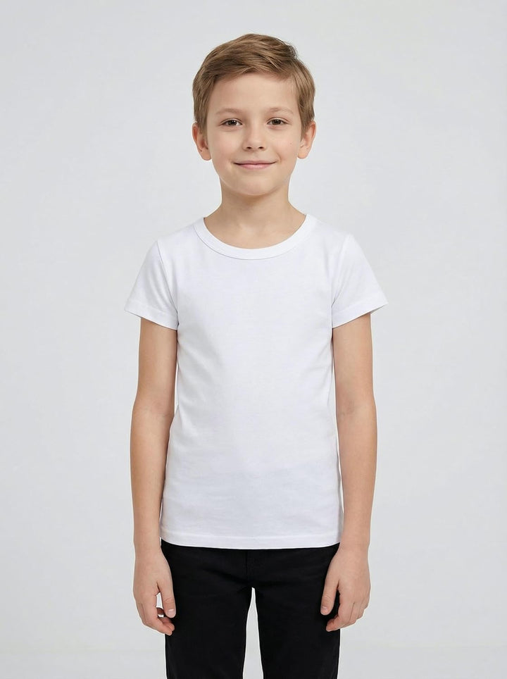 TupTam Unterhemden Jungen – 5er Pack Kurzarm Kinder Unterhemden, Baumwolle, Bequem & Atmungsaktiv 10
