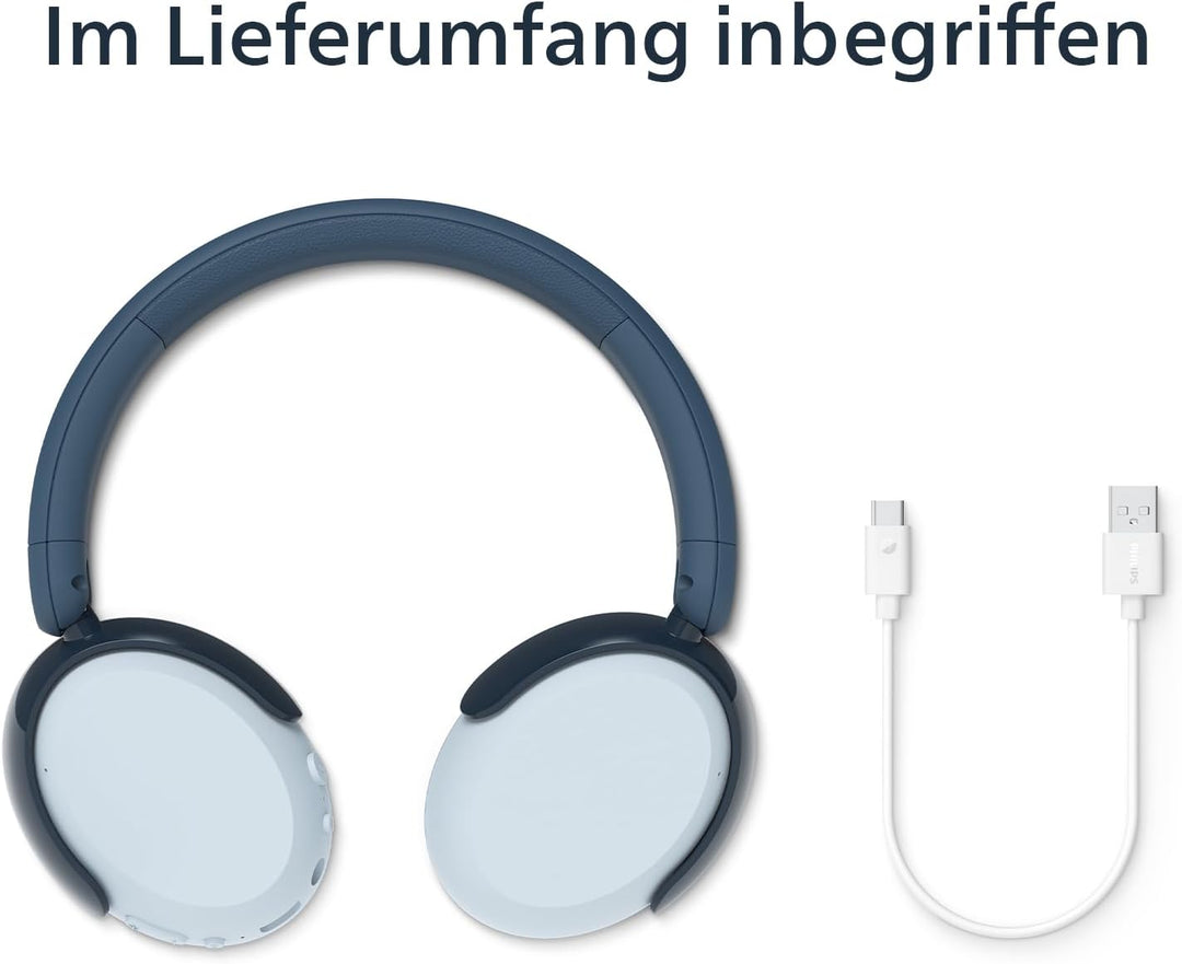 Philips TAK5500RT 5500-Serie geräuschunterdrückende, kabellose, ohraufliegende Bluetooth-5.4-Kopfhör