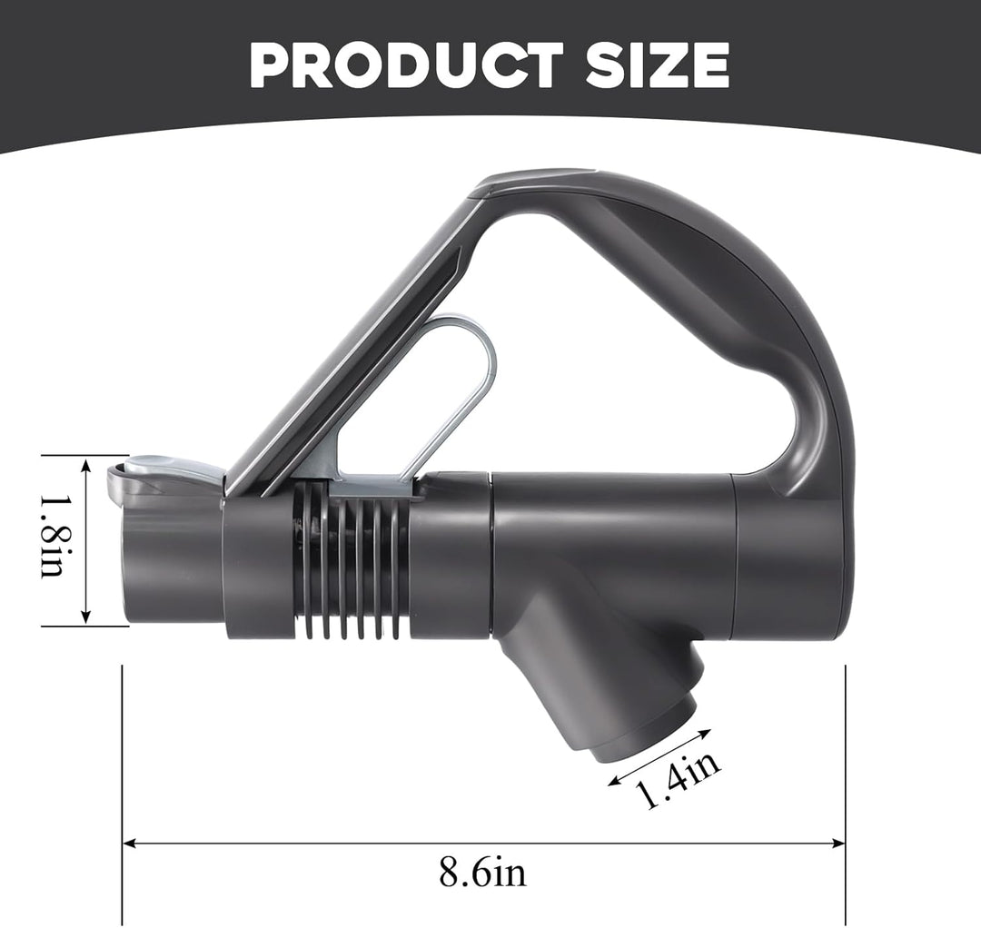 Ersatzgriff Kompatibel mit Dyson DC19 DC23 DC26 DC29 DC32 DC36 DC37 DC48 DC52, Handgriff Rohr Griff