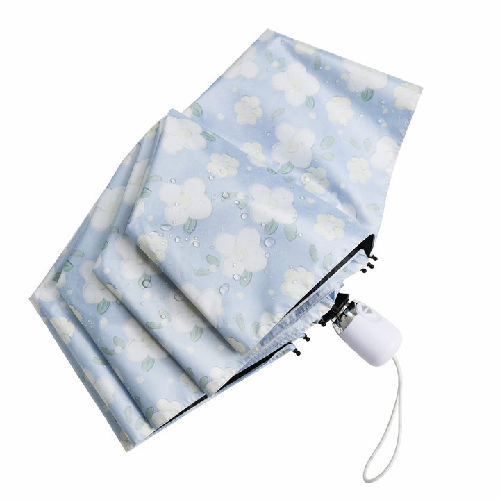CUBY Regenschirm, Sonnenschirm Regenschirm, Freien Uv-Schutz Damen Automatik Faltschirm Winddicht Re