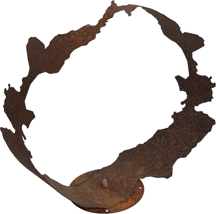 ESTEXO Dekofigur Gartendeko Edelrost Skulptur Gartenskulptur Rost Figur Dekoration Deko 48 cm, 48 cm