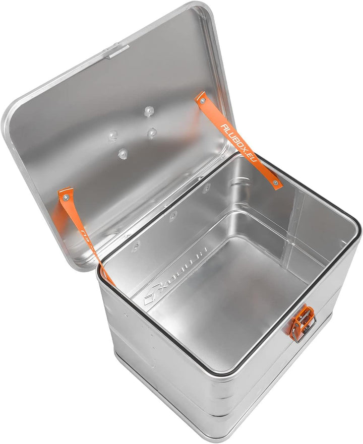 ALUBOX Motorrad Top-Case ABX-M35-35 Liter, Aluminium, 35 Liter