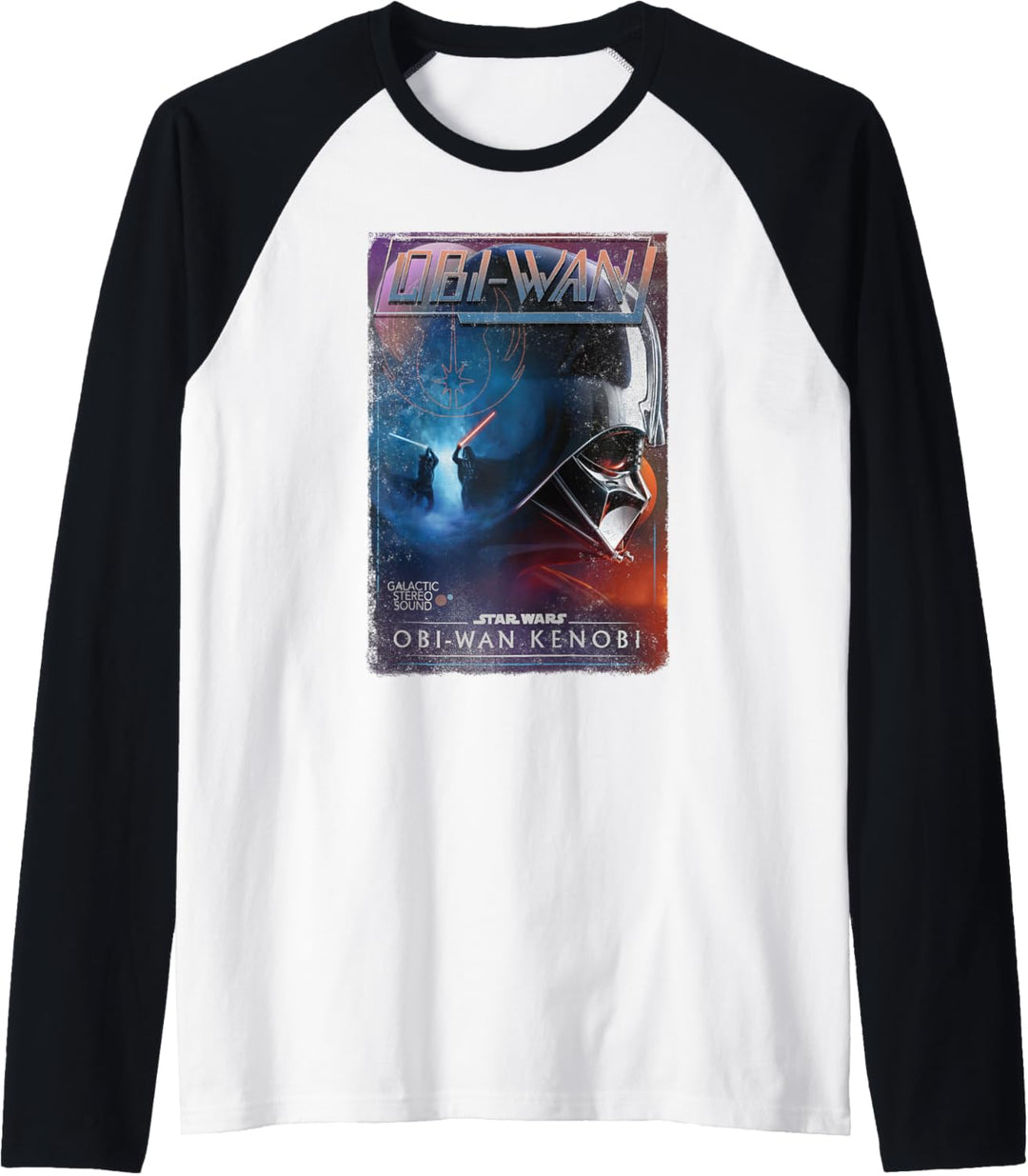Star Wars: Obi-Wan Kenobi Darth Vader Vintage Cassette Cover Raglan