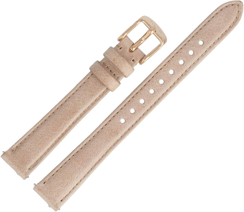 Fossil Uhrenarmband 14 mm Leder Beige ES-3487 | LB-ES3487, Gurt, Gurt