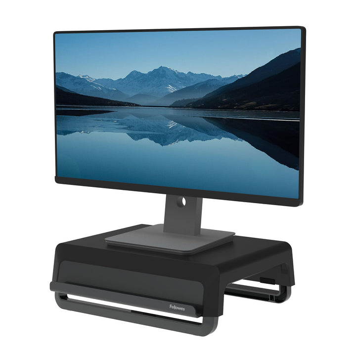 Fellowes Breyta™ Monitorständer für den Schreibtisch, 3 Höhenstufen, tragbar, ergonomisch verstellba