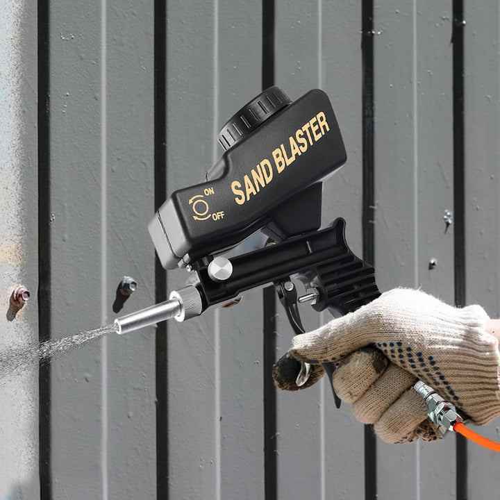 Portable Sandblasting Machine, Handheld Power Sander Tool, Rust Removal Equipment for Metal Paint Re