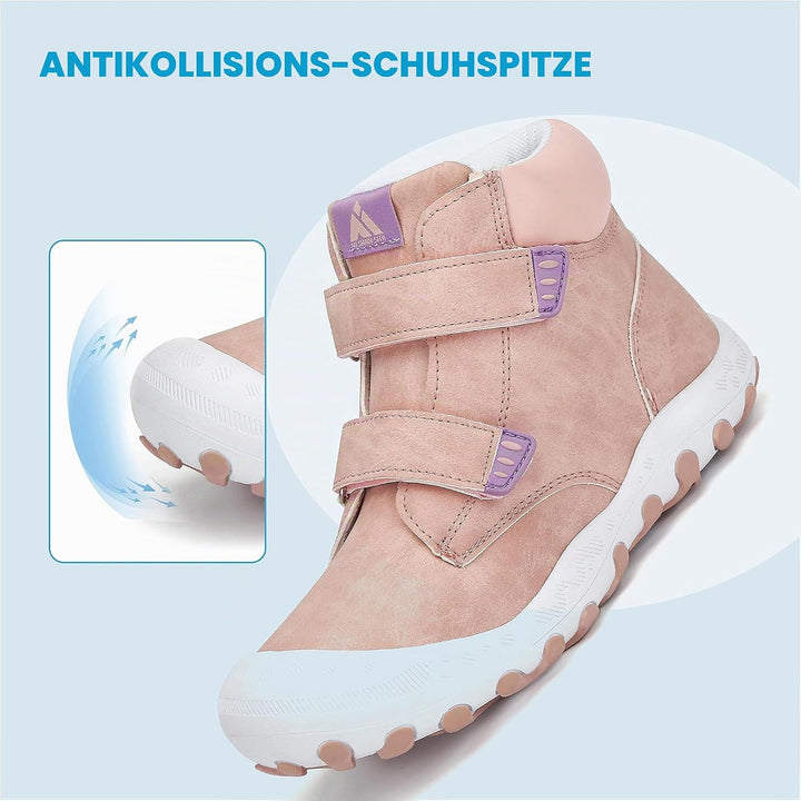Mishansha Kinder Wanderschuhe rutschfest Leicht Trekking Wanderstiefel für Jungen Mädchen Gr.24-38 3