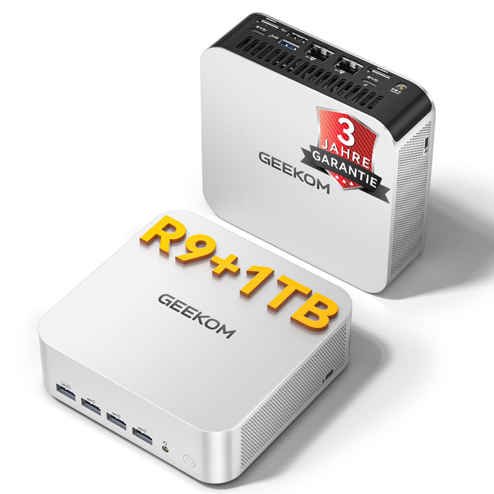 GEEKOM Mini PC A7 Max mit AMD Ryzen 9 7940HS R9 7940HS(16GB+1T), R9 7940HS(16GB+1T)