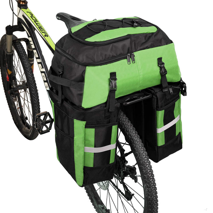 PELLOR Fahrrad Gepäcktaschen, 3 in 1 Multifunction 70L Gepäckträger Tasche Reissfest Gross Fahrradta