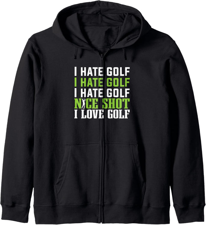 Golfbälle Nice Shot I Love Golf Golfer Golf Player Kapuzenjacke
