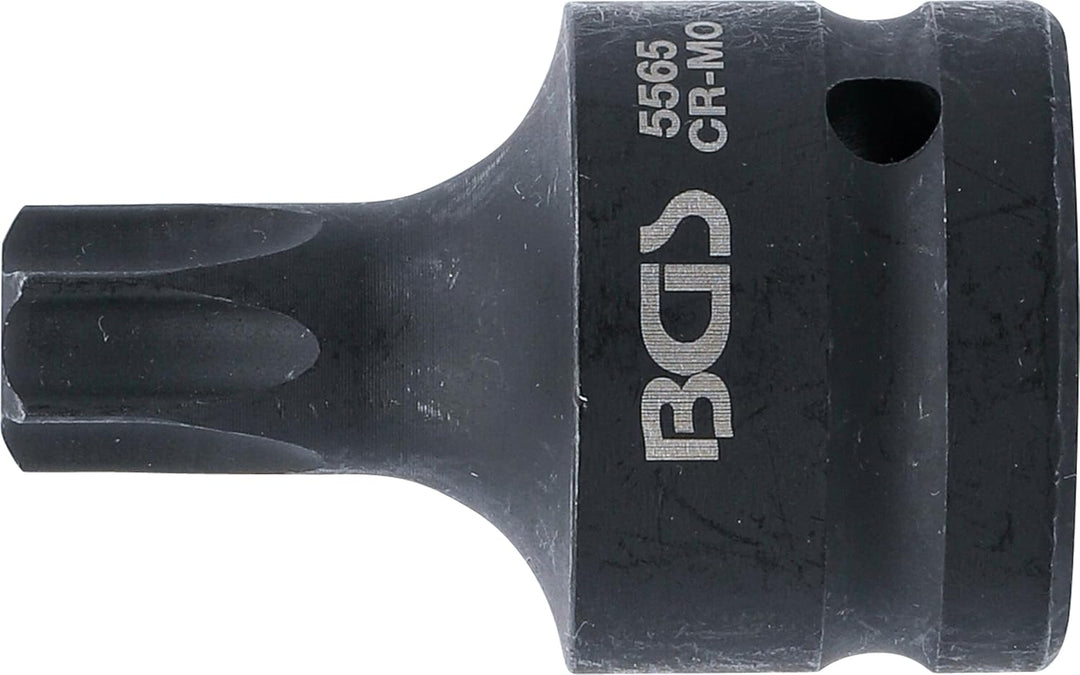 BGS 5565 | Kraft-Bit-Einsatz | Länge 60 mm | Antrieb Innenvierkant 20 mm (3/4") | T-Profil (für Torx