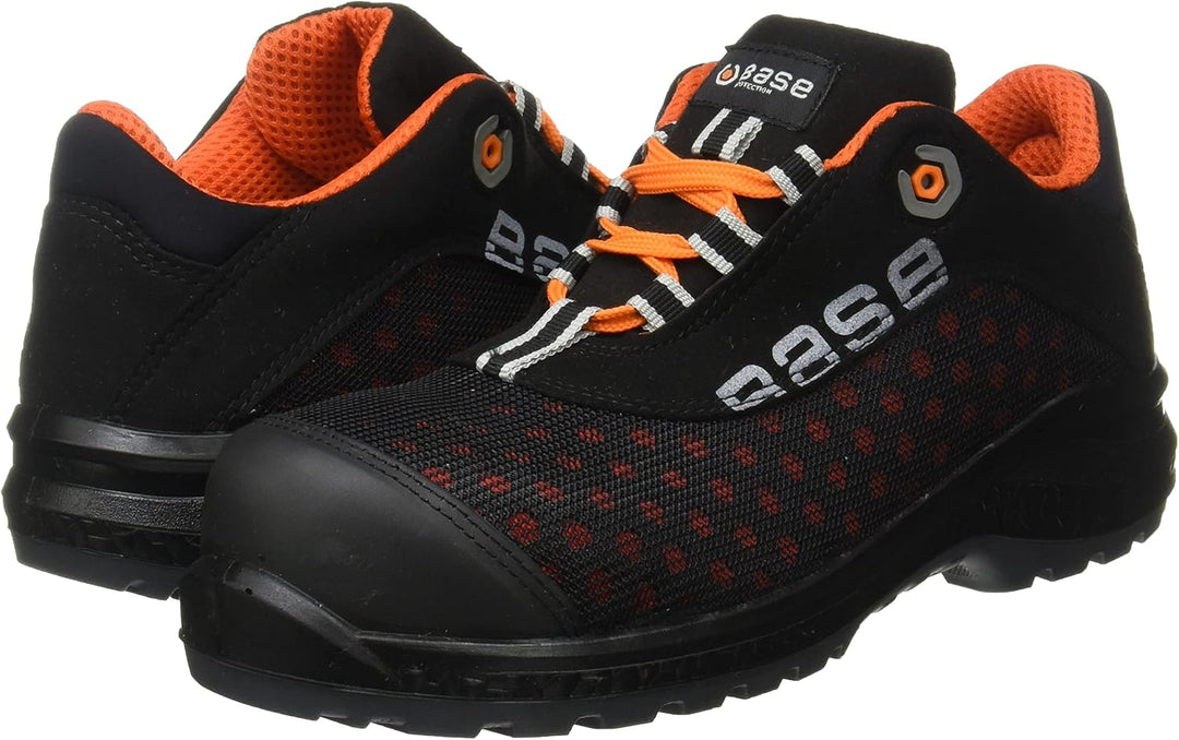 BASE Protection Sicherheitsschuhe, B878-S1P-T41 40 EU Schwarz Orange