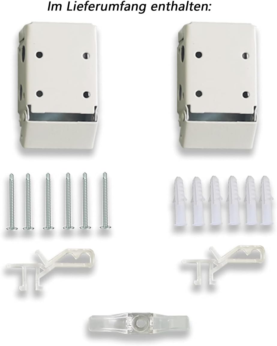 Jalousie in Holzoptik | 50 mm Lamelle | Verschiedene Grössen | Sonnenschutz für Fenster mit Bohren |