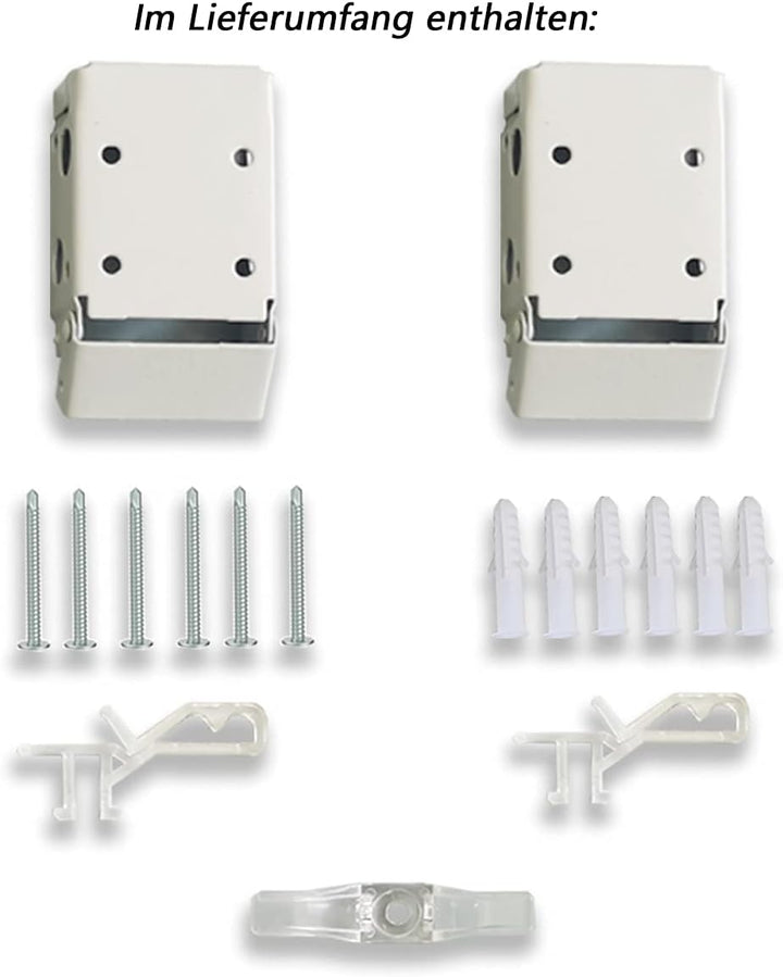 Jalousie in Holzoptik | 50 mm Lamelle | Verschiedene Grössen | Sonnenschutz für Fenster mit Bohren |