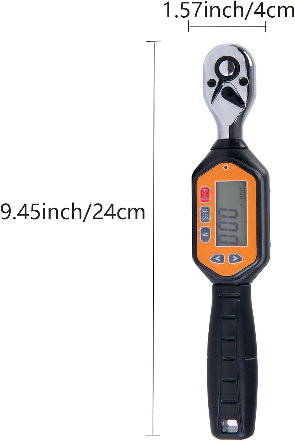Beslands Drehmomentschlüssel Digital 3/8 1.8-60Nm（1,3-44,25 ft-lbs） Genauigkeit im Uhrzeigersinn ± 2