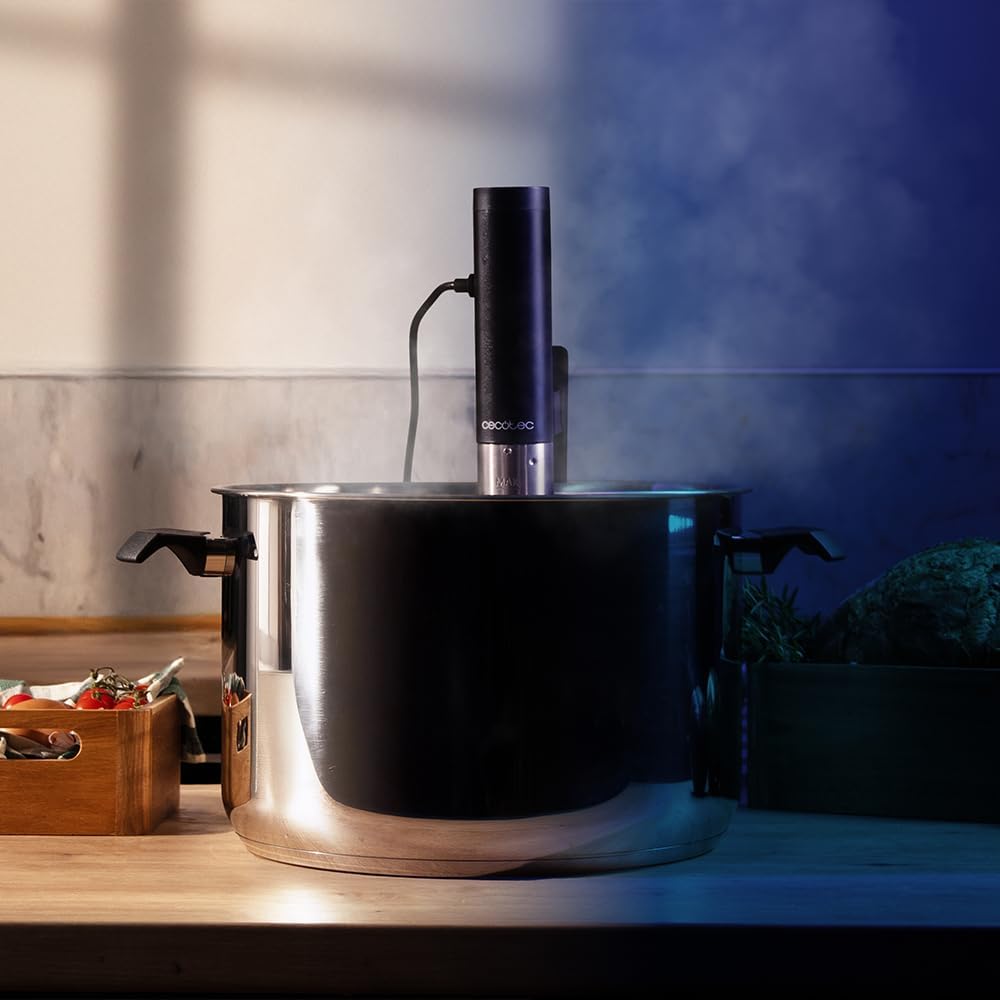 Cecotec Sous Vide SlowVide 1000 Connected, 1000 W Leistung, grosser Temperaturbereich von 5 °C - 95