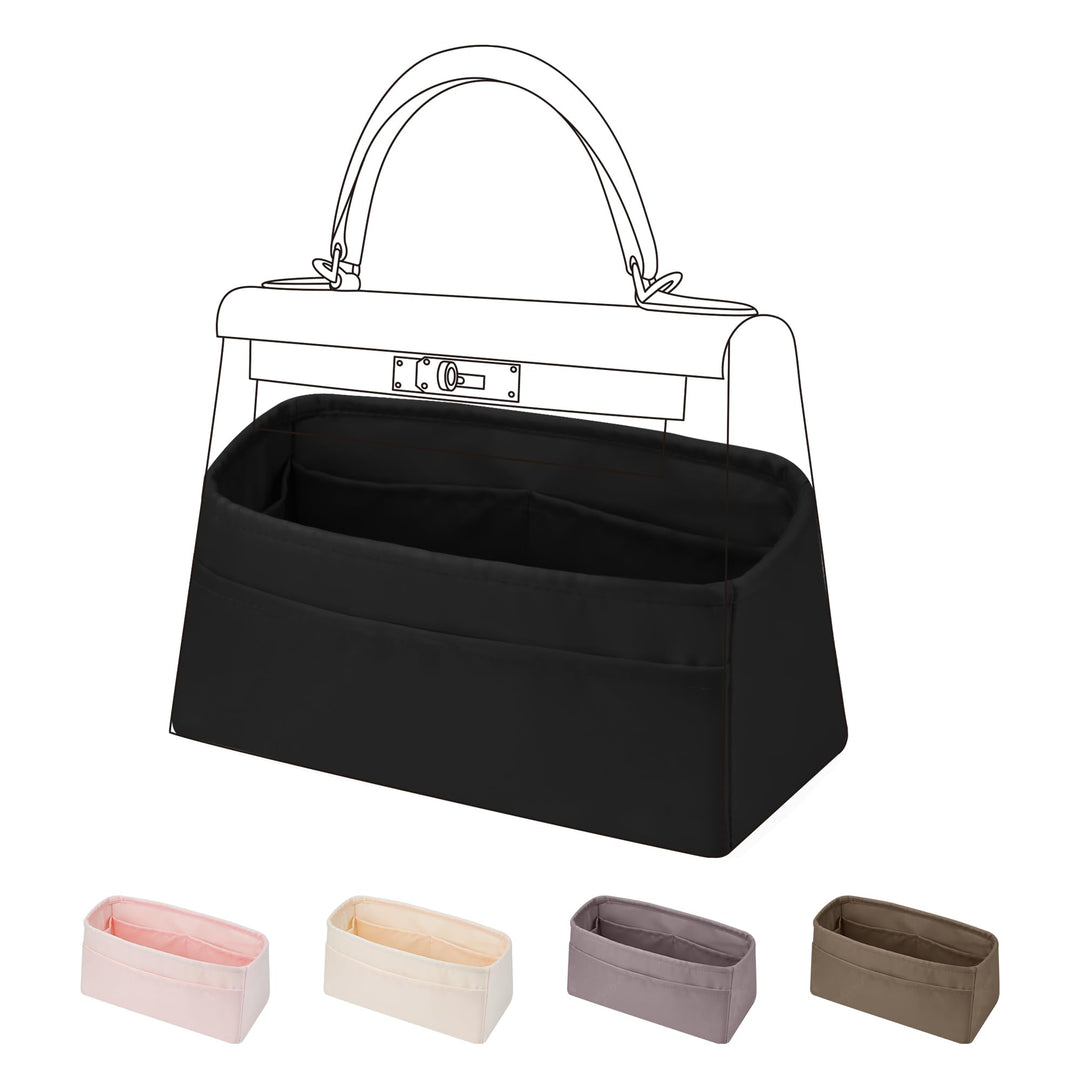 DGAZ Seide Tasche Organizer Einsatz, Organizer Innentaschen für Kelly Pochette/Mini/25/28/32/35, Tas